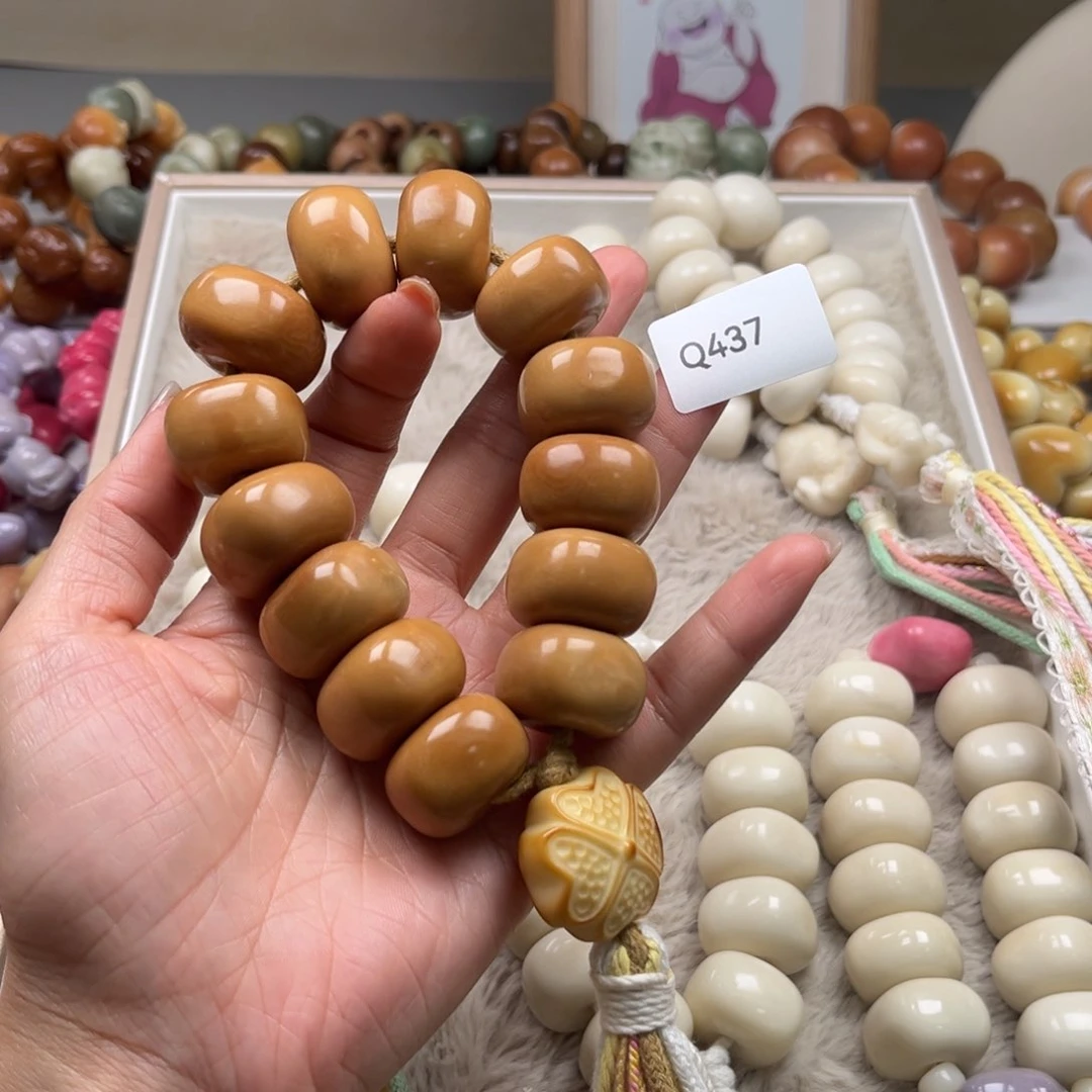 手串菩提根/象牙果Q437方扣23mm手持通货