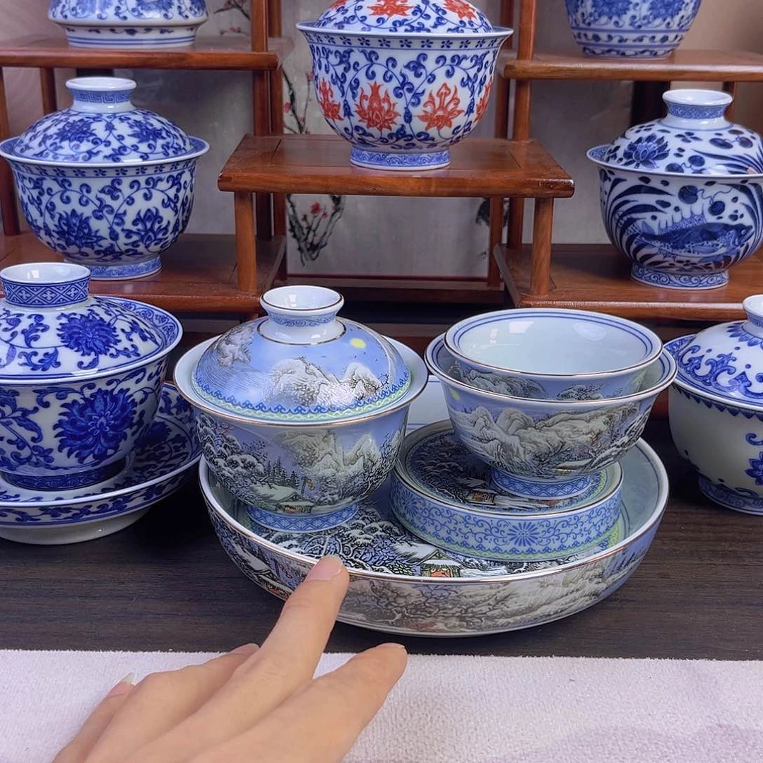 张***生雪景图新款五件套