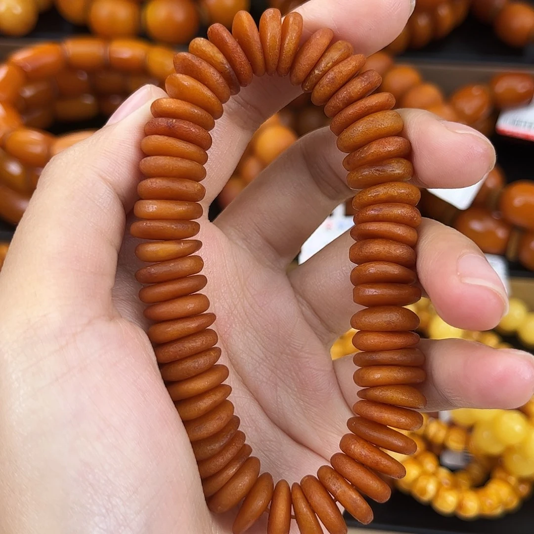 琥珀颈饰未镶嵌蜜蜡