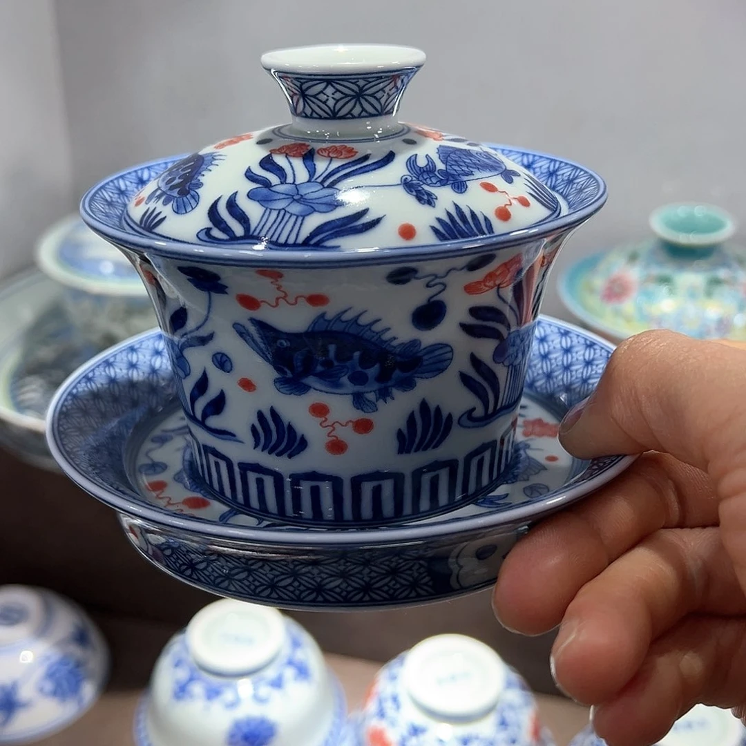 盖碗去景德镇等着景德镇景德镇吧哈