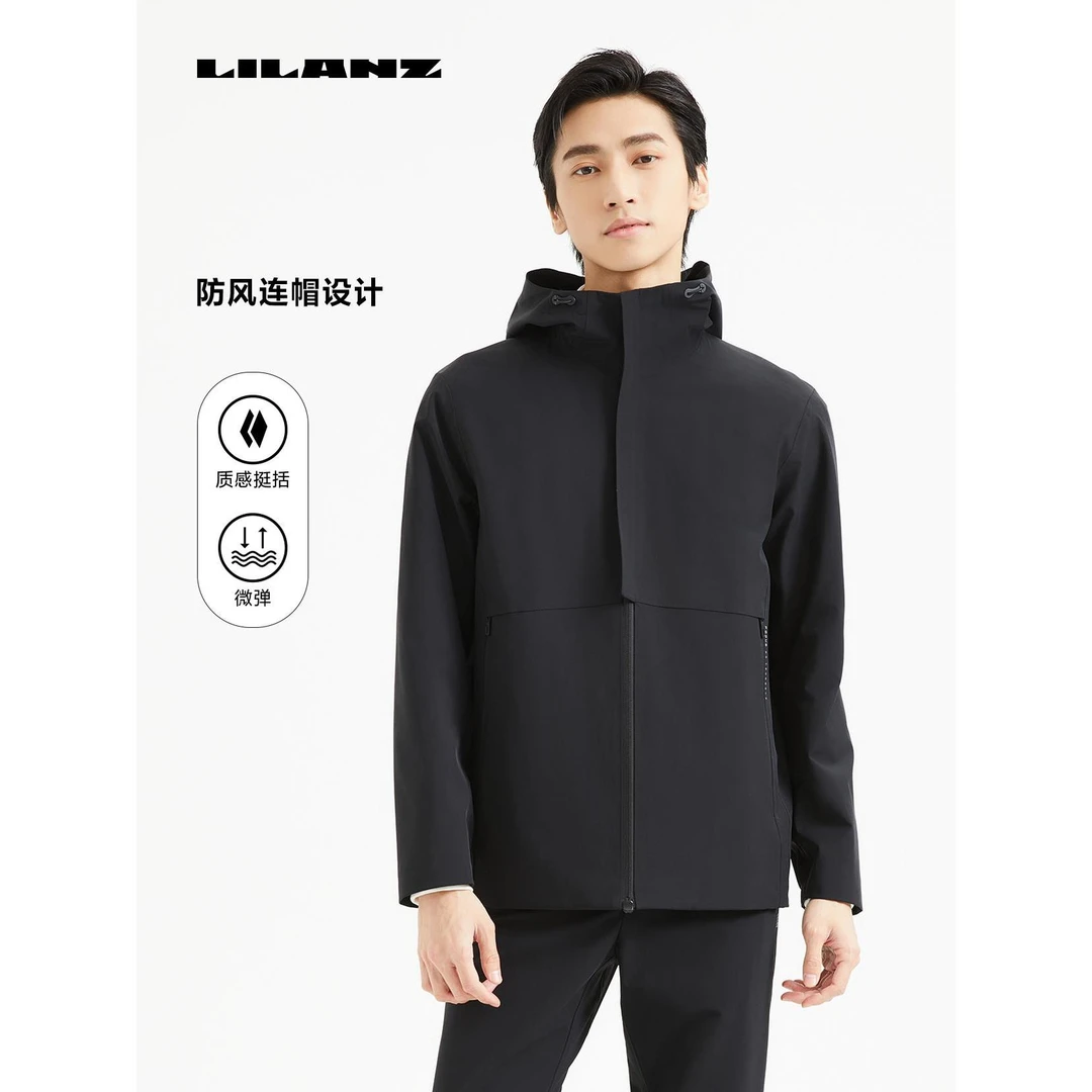 【锦氨面料】利郎总部时尚春夏透气弹力轻盈男士百搭风衣24 QFY 309