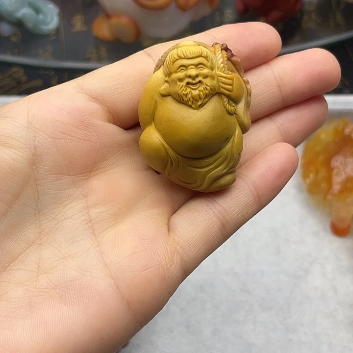 石英质玉未镶嵌吊坠