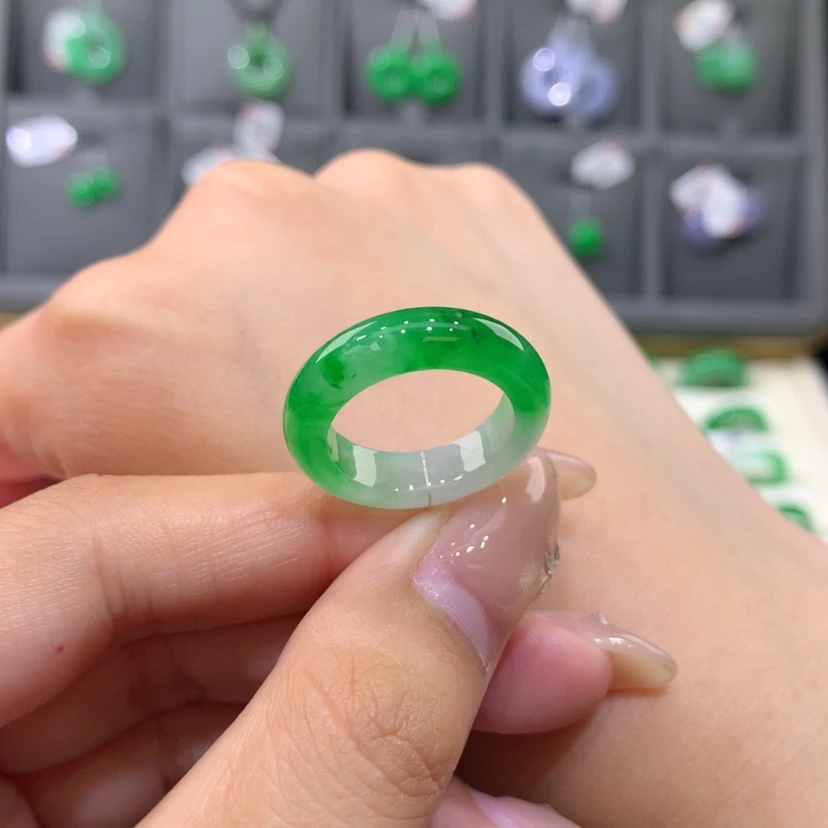 【闪购商品】未镶嵌戒指翡翠10号