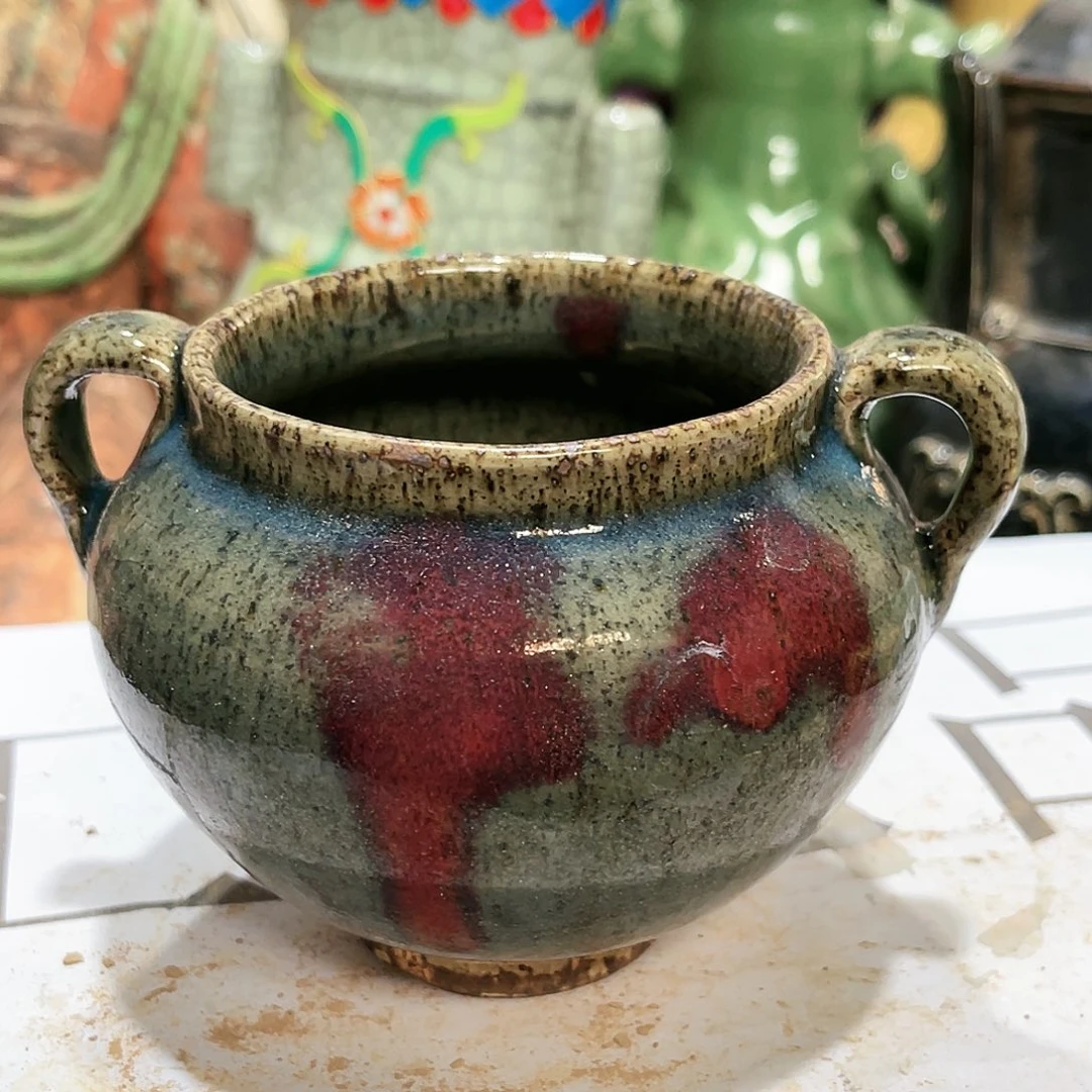 瓦当摆件摆件茶桌茶餐台陶瓷