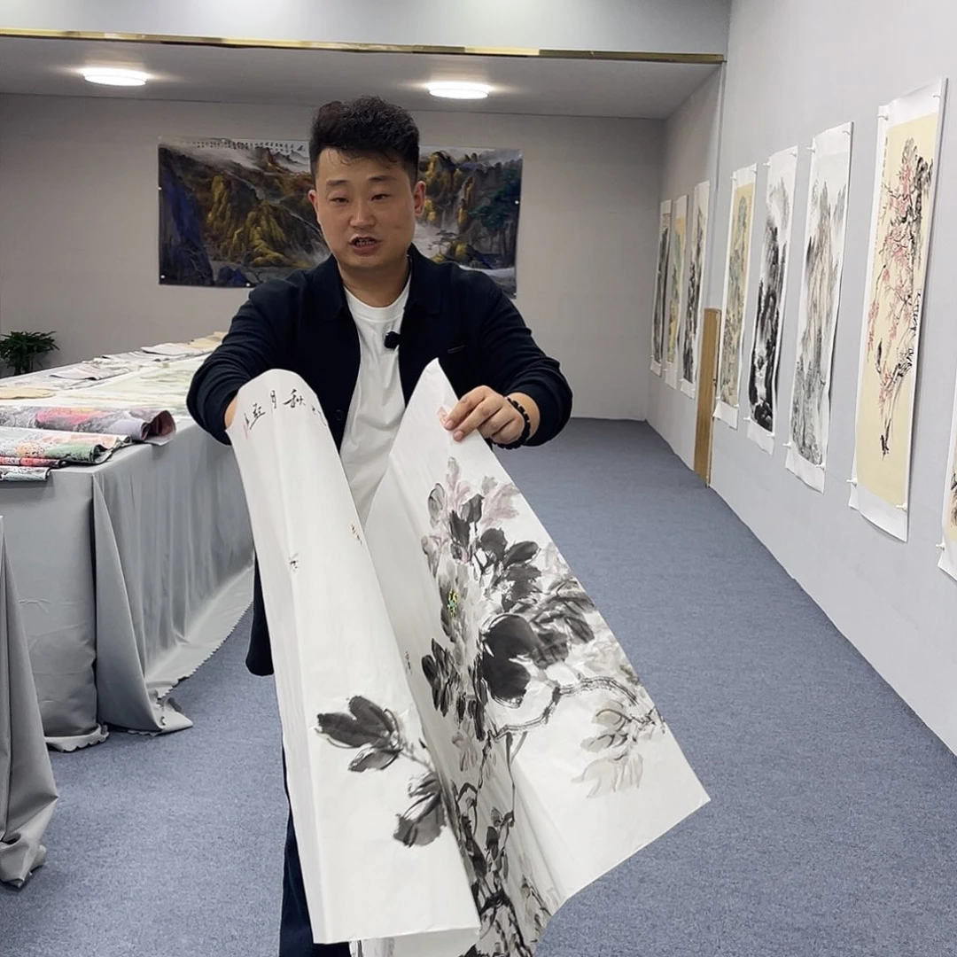 国画国画作品宣纸纯绘