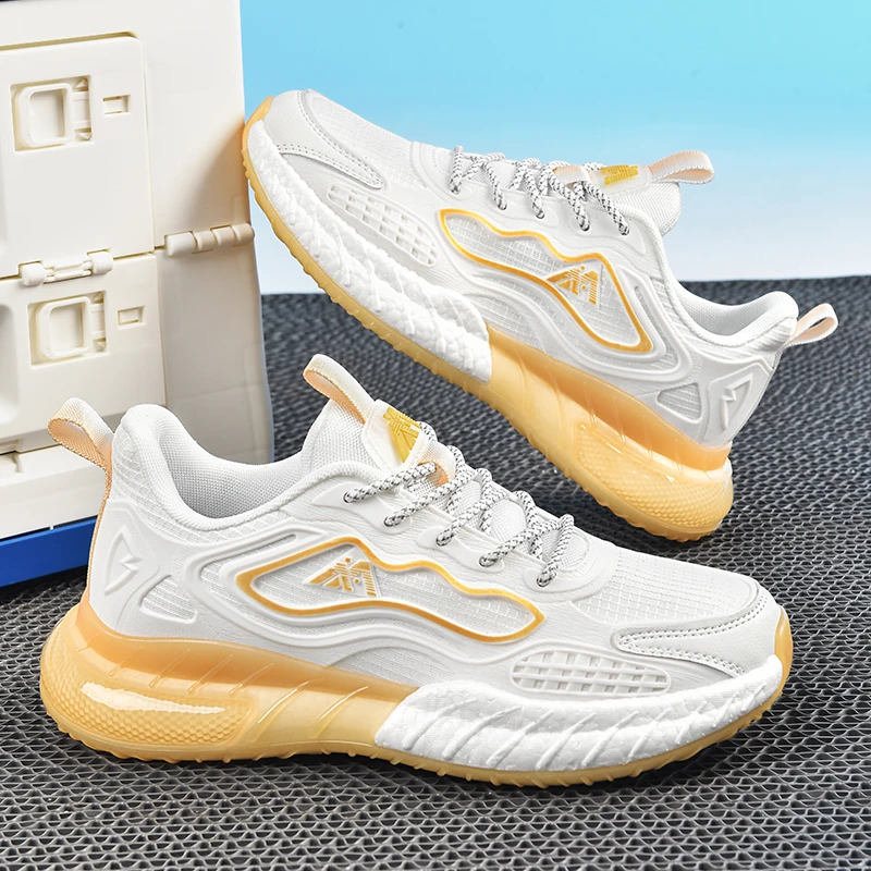 曼巴布朗正品鞋子网面款时尚休闲百搭夏季软底跑步气垫运动鞋9028