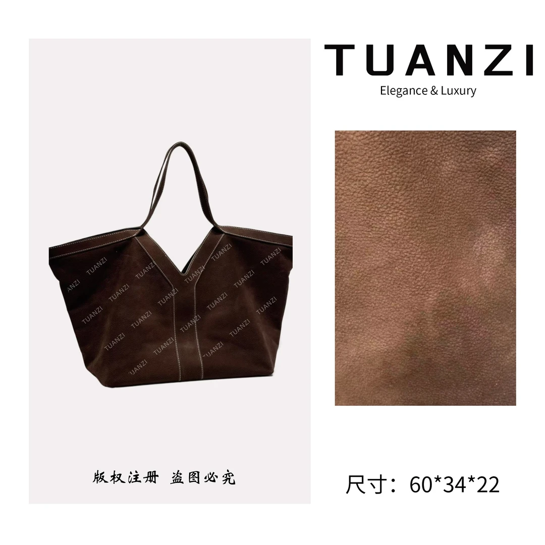 TUANZI〖高端玩家〗小树林秋冬新款托特女包 XKY-2297-咖啡