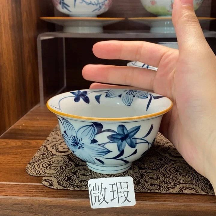 釉下老陶泥手工绘制