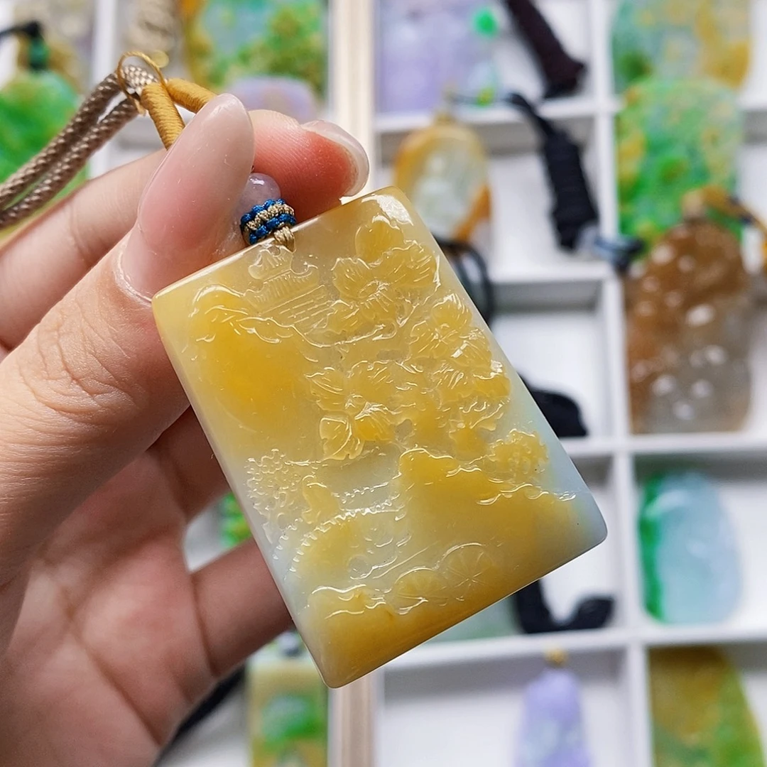 定制翡翠未镶嵌天然翡翠A货