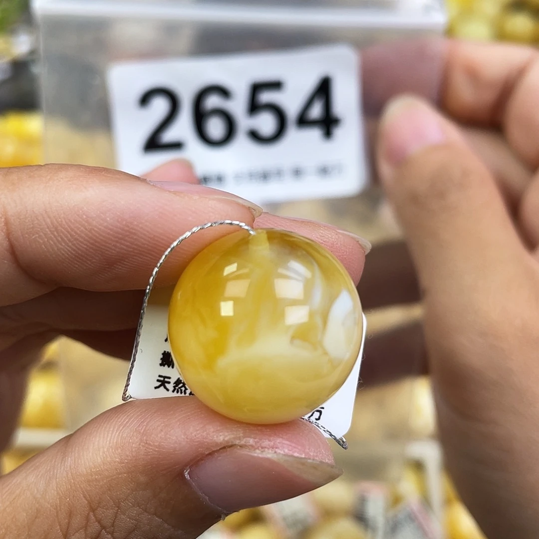 琥珀未镶嵌珠宝奇石19.5