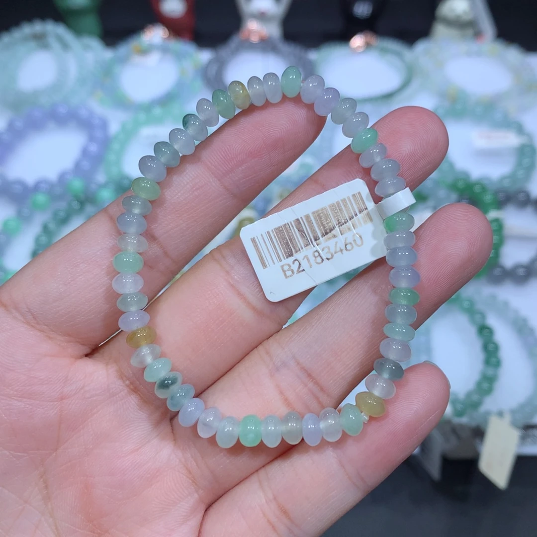 翡翠未镶嵌手串天然