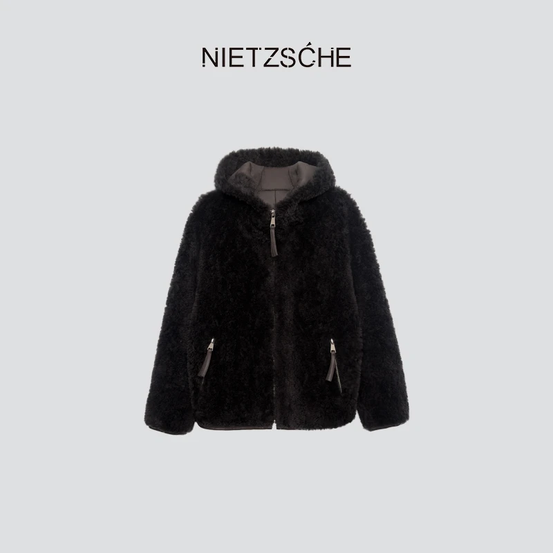 Nietzsche 官方直营｜千金托卡｜1oo%羊毛 订染色超软连帽外套7810