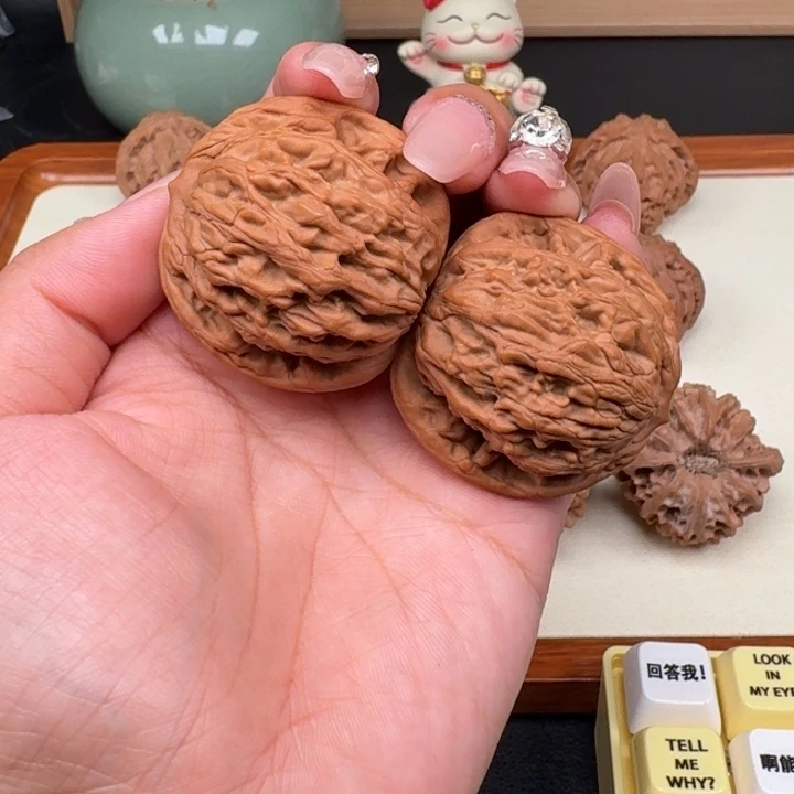 把件文玩核桃麦虎40全品