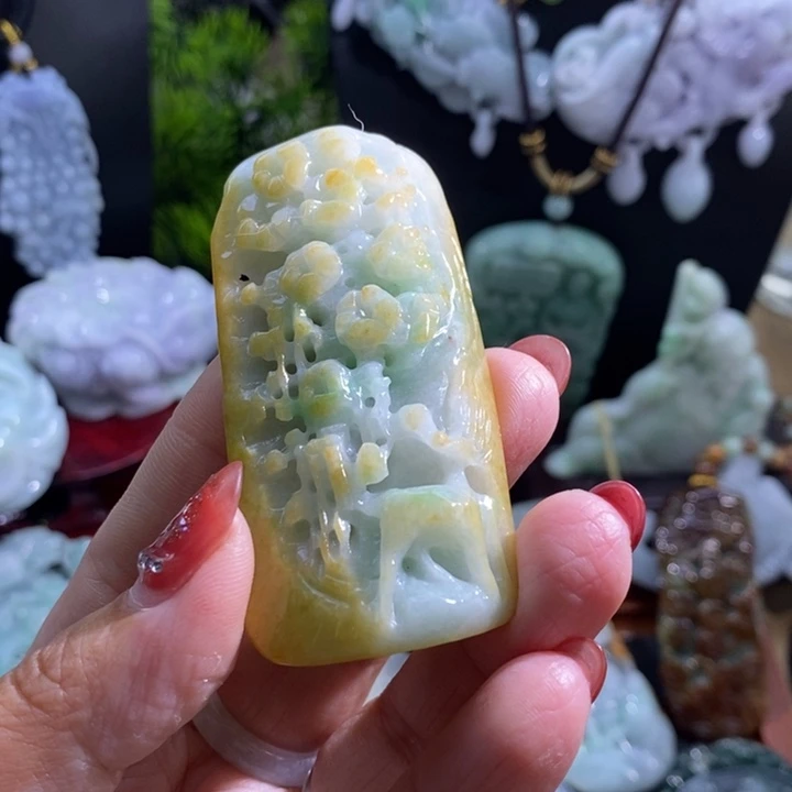 【闪购商品】颈饰未镶嵌翡翠鹿