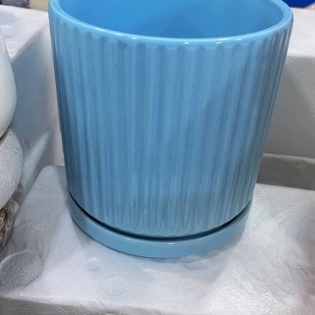 外贸尾单陶瓷花盆凑10米包邮