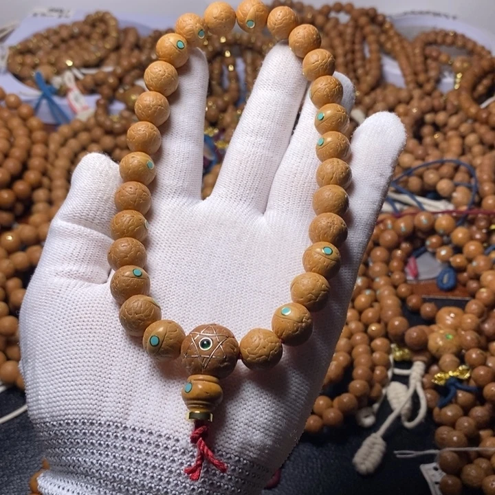 岭***尼泊尔凤眼菩提手串