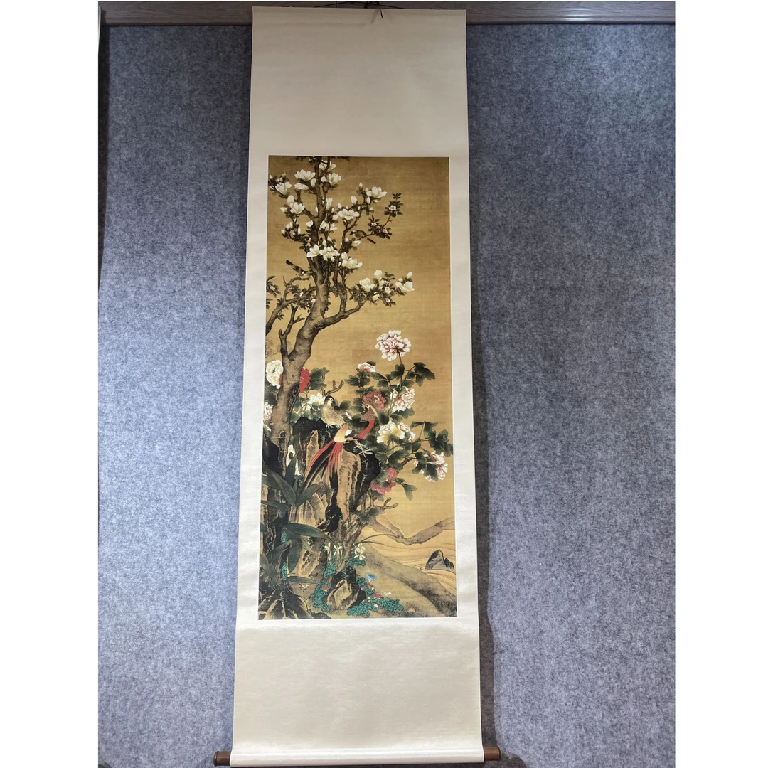 胡湄 玉堂富贵挂轴 礼品画 伴手礼