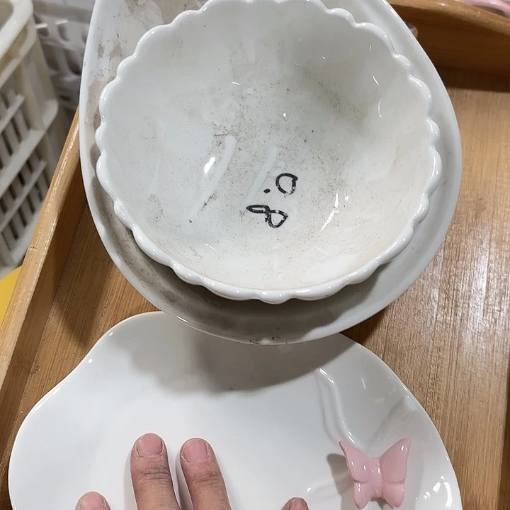碟微瑕介意勿拍……3件套