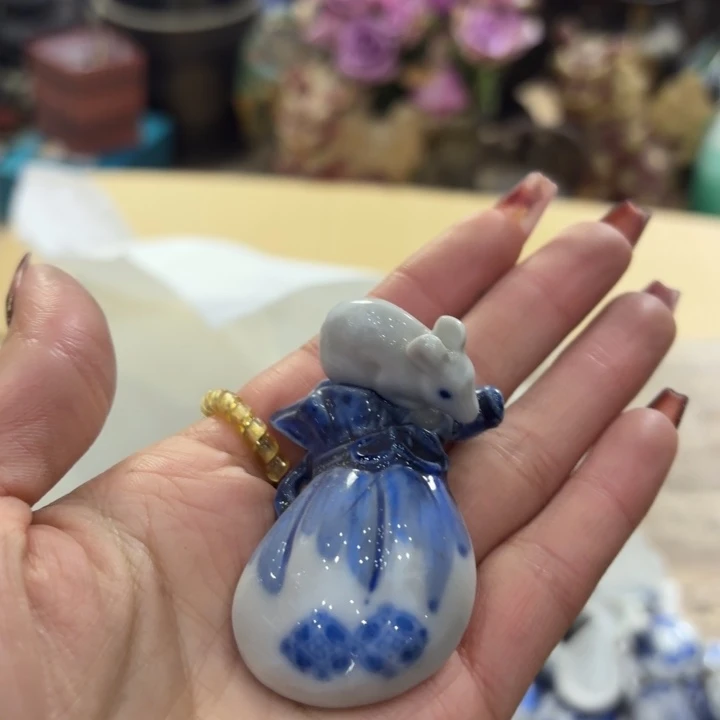 陶瓷古美术置物摆件