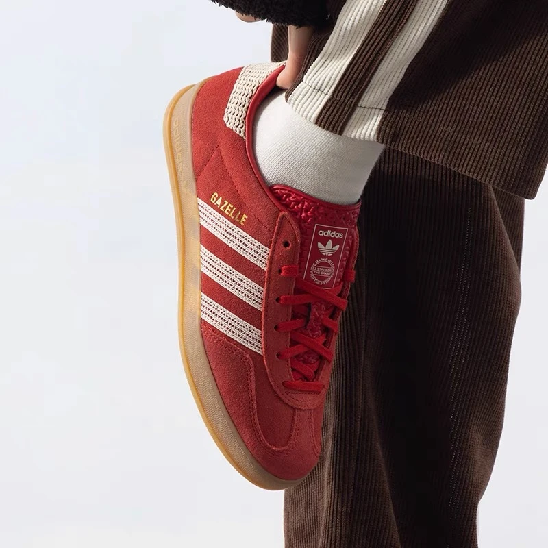 adidas/阿迪达斯三叶草GAZELLE时尚复古经典德训鞋「T头鞋」JI2756