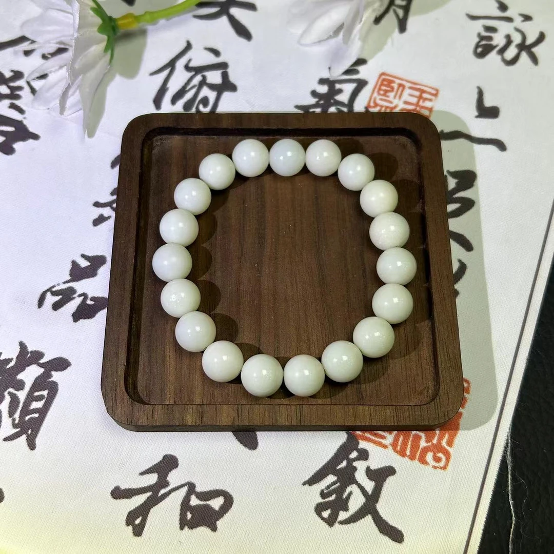 天然和田玉手串多样性发其一