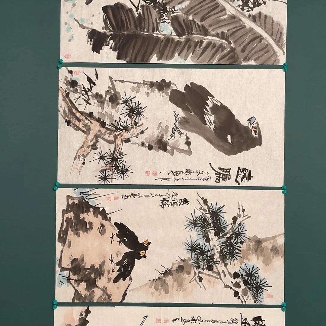 国画溥老师的作品