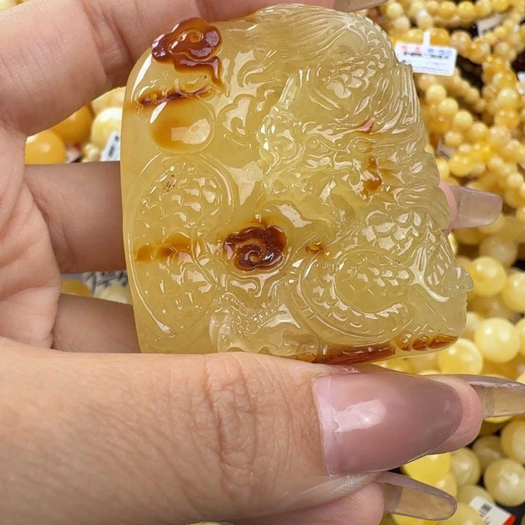 琥珀未镶嵌珠宝奇石