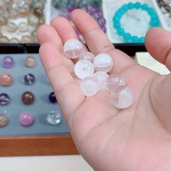 水晶手链未镶嵌白幽灵