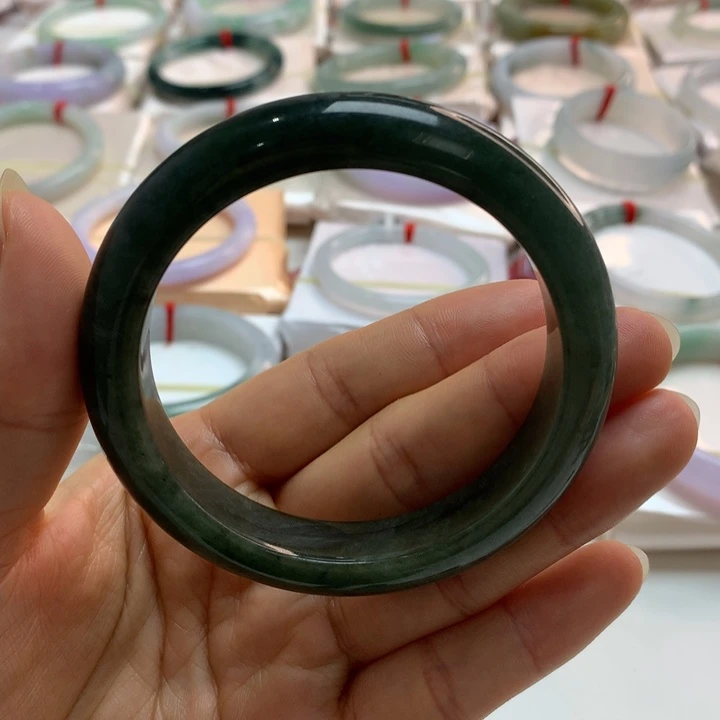 翡翠未镶嵌手镯youqing58