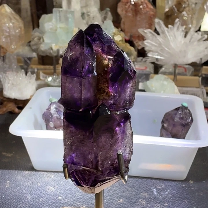 未镶嵌摆件水晶超七