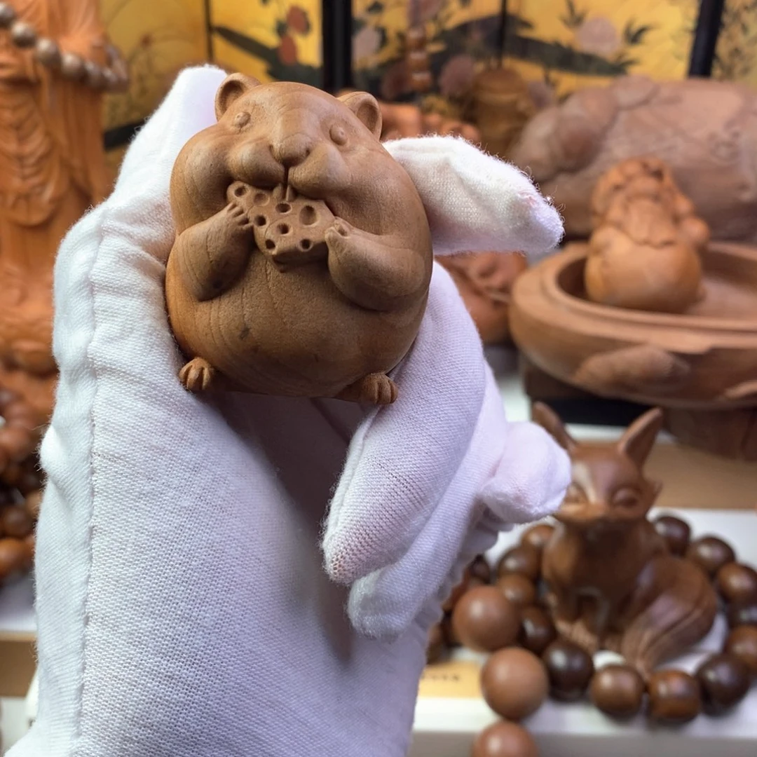 檀香木手串/手链手***?奶香小仓鼠 微瑕