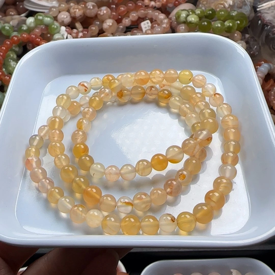 未镶嵌玛瑙/玉髓珠宝半成品