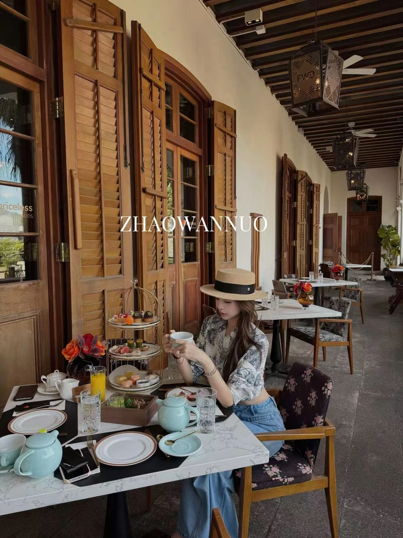 ZHAO WANNUO 丨 定位裁剪拼接 数码印花防晒衬衫NC0713