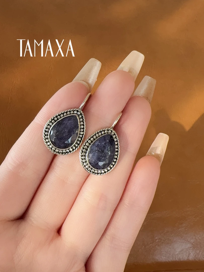925银银制品 Tamaxa纯银耳环