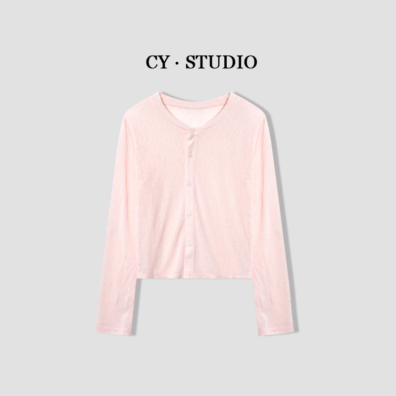 【艺涵】夏季新款空调衫薄款舒服透气防晒女34387