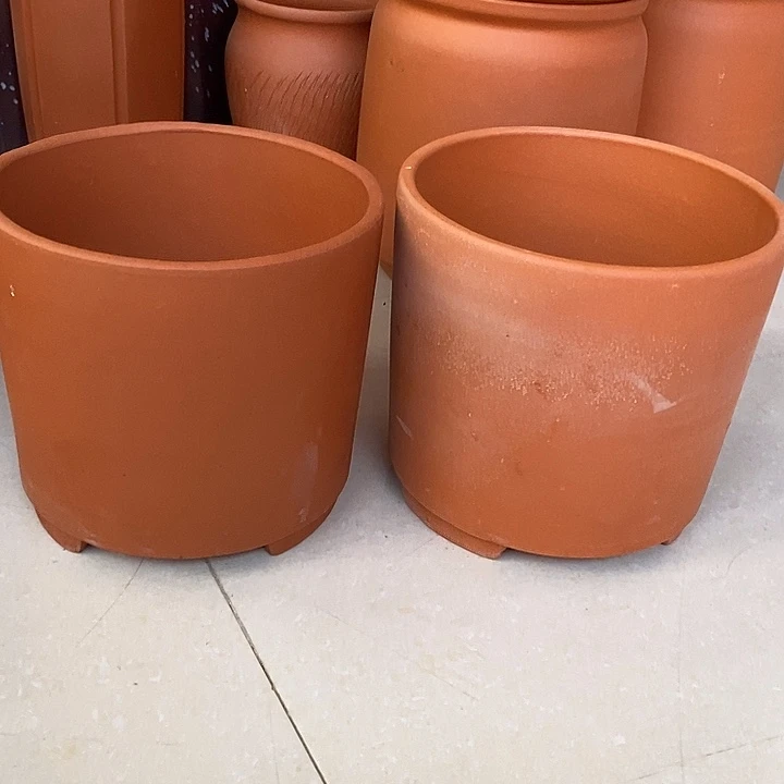粗陶红陶绿植花盆838