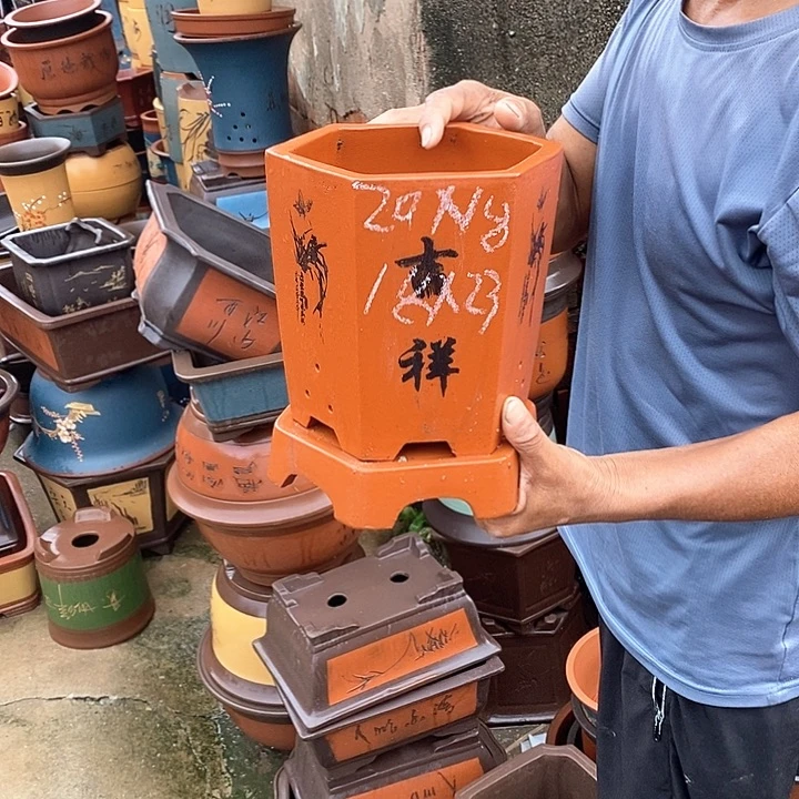 紫砂花盆紫砂花盆