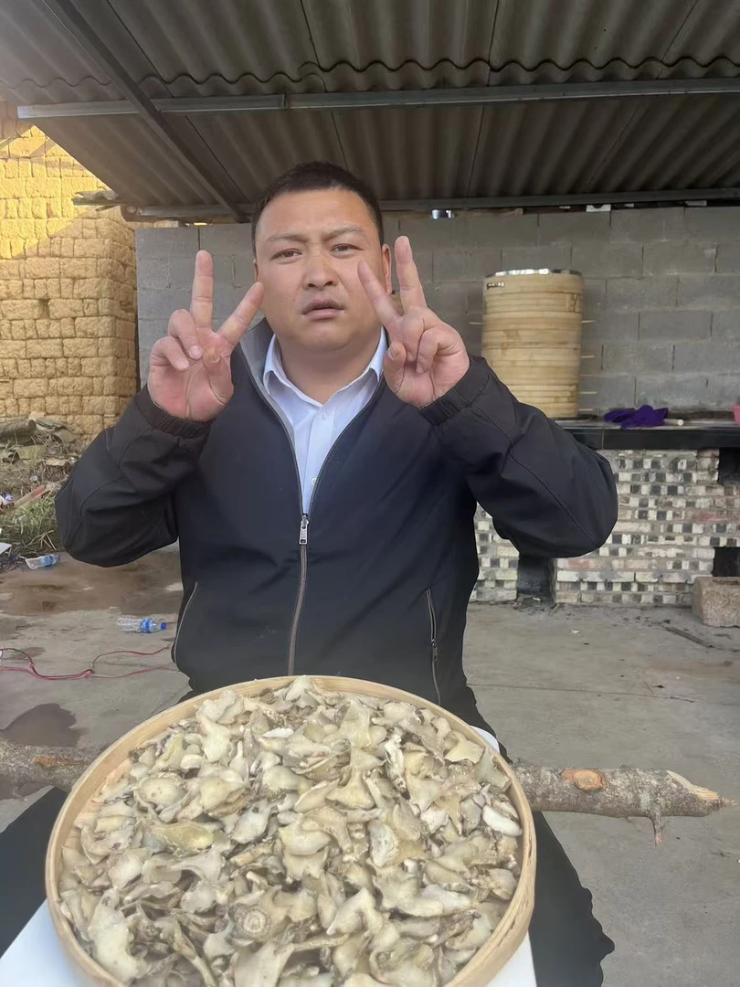 云南山货紫花三叉大白芨250克起