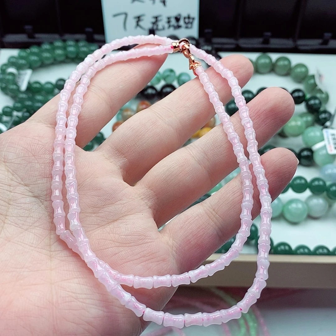 翡翠未镶嵌毛衣链