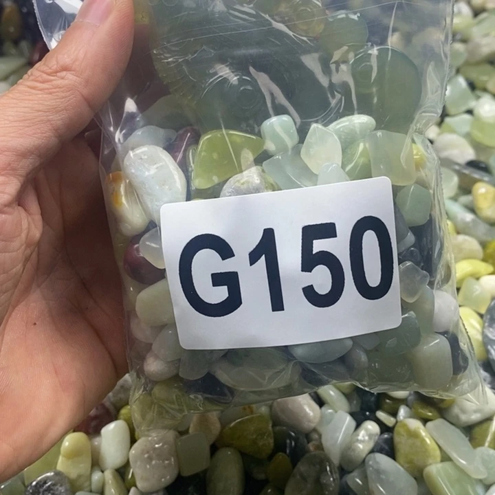 蛇纹石玉鱼缸石未镶嵌