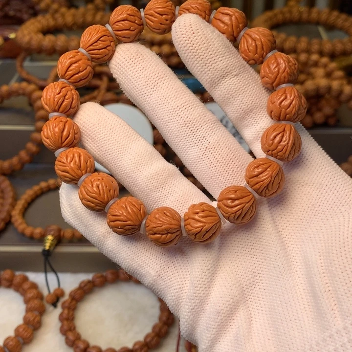 手串桃核秦岭龙纹