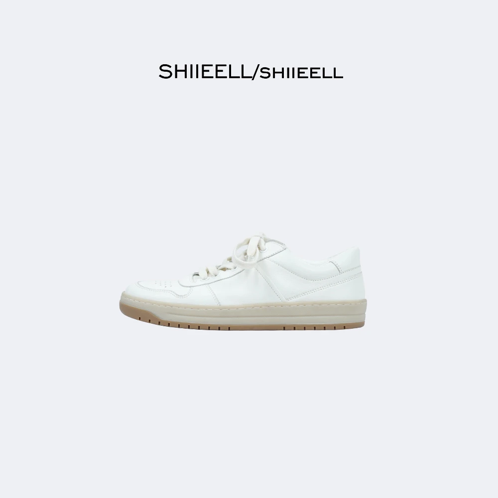 SHIIEELL现货 夏季新款时尚舒适气质百搭经典系带透气低帮鞋W4108