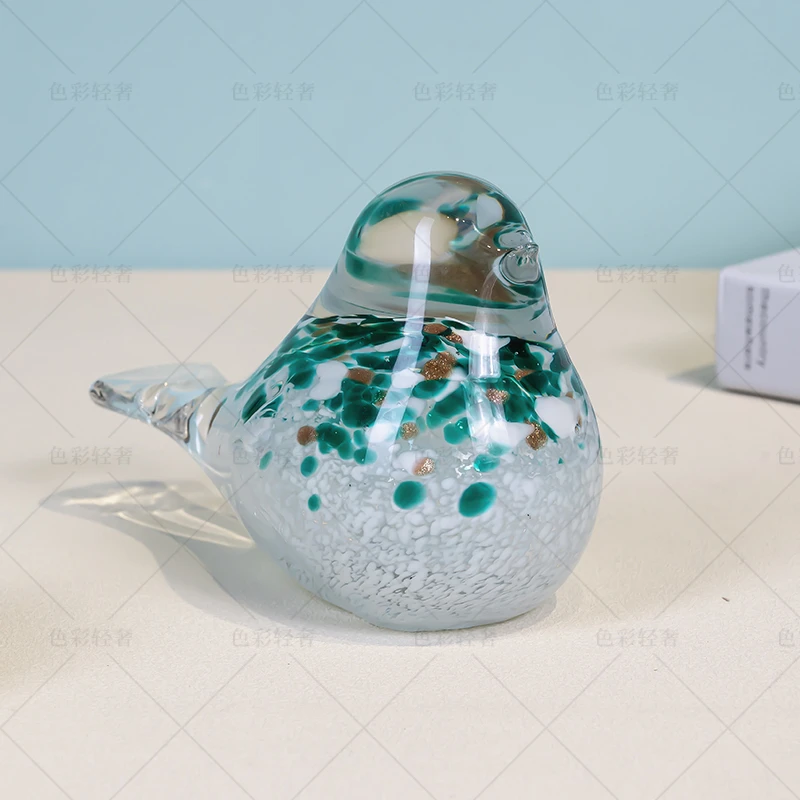 K626艺术品小鸟摆件装饰品书房客厅艺术感礼物