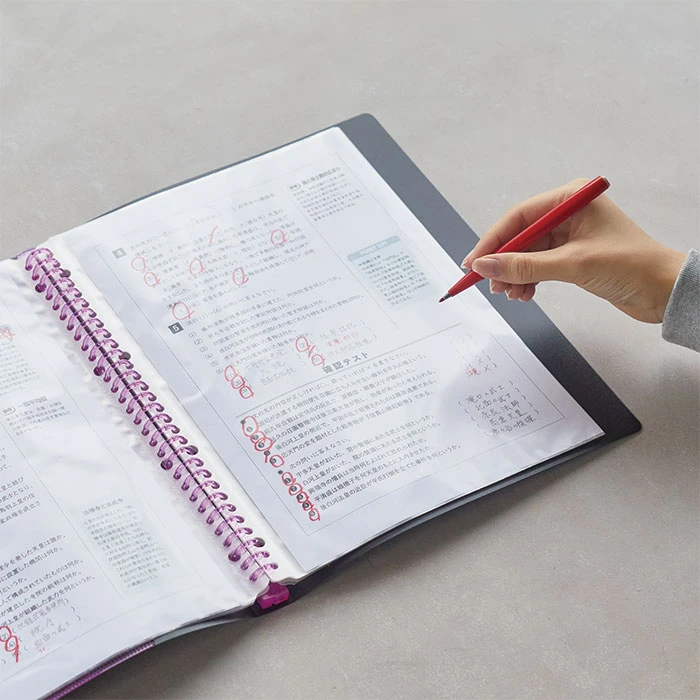 KINGJIM锦宫KAKIKO活页资料册文件夹可换页可书写资料册