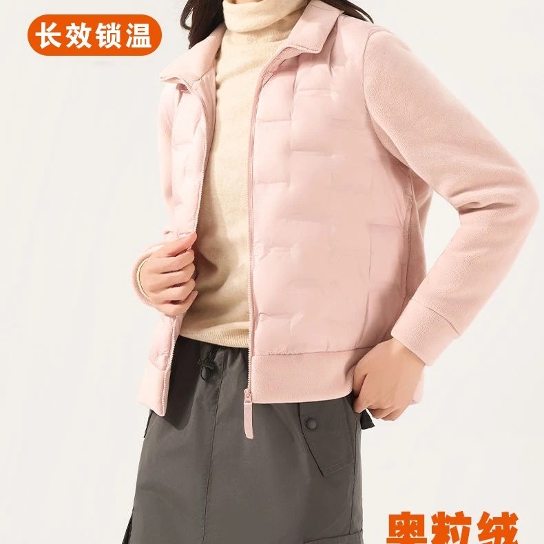 羽绒外套Y55H6222冬季新款奥粒绒羽绒拼接夹克款羽绒外套