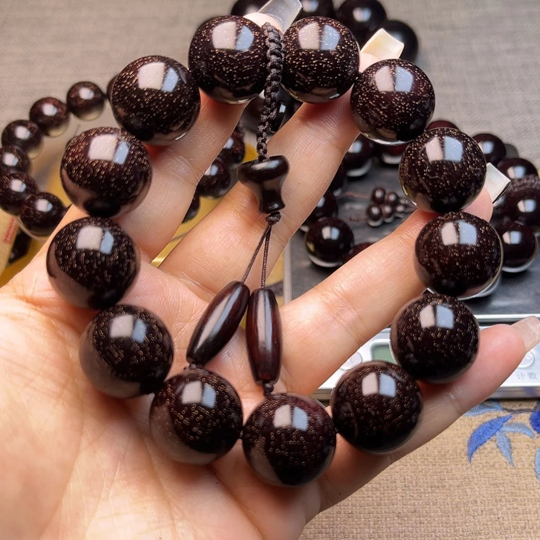 檀香紫檀（小叶紫檀）1.8 13颗爆星