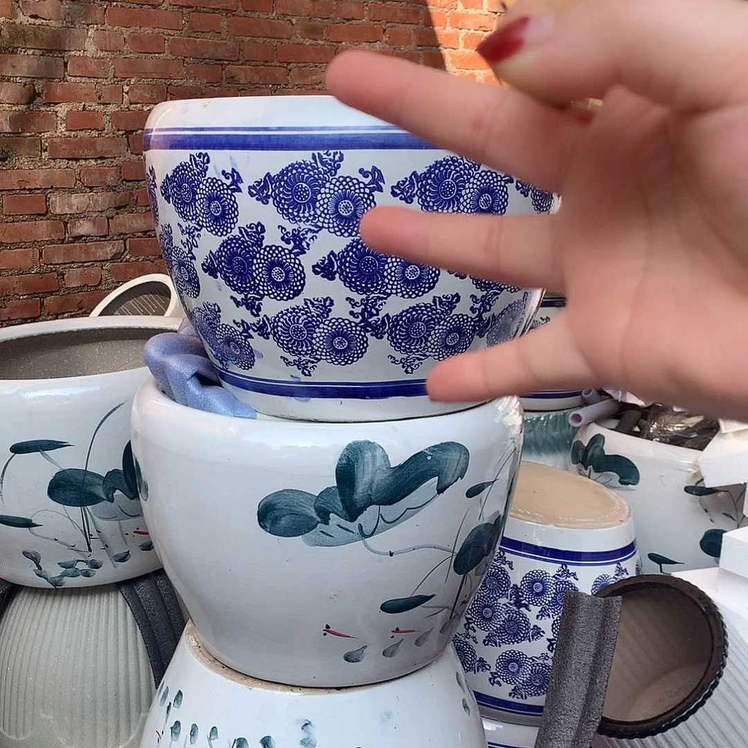 高温陶瓷花盆微瑕