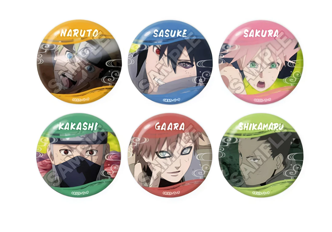 【拆盒】正版日谷《火影忍者》疾风传场面写系列徽章潮玩盲盒（代拆）