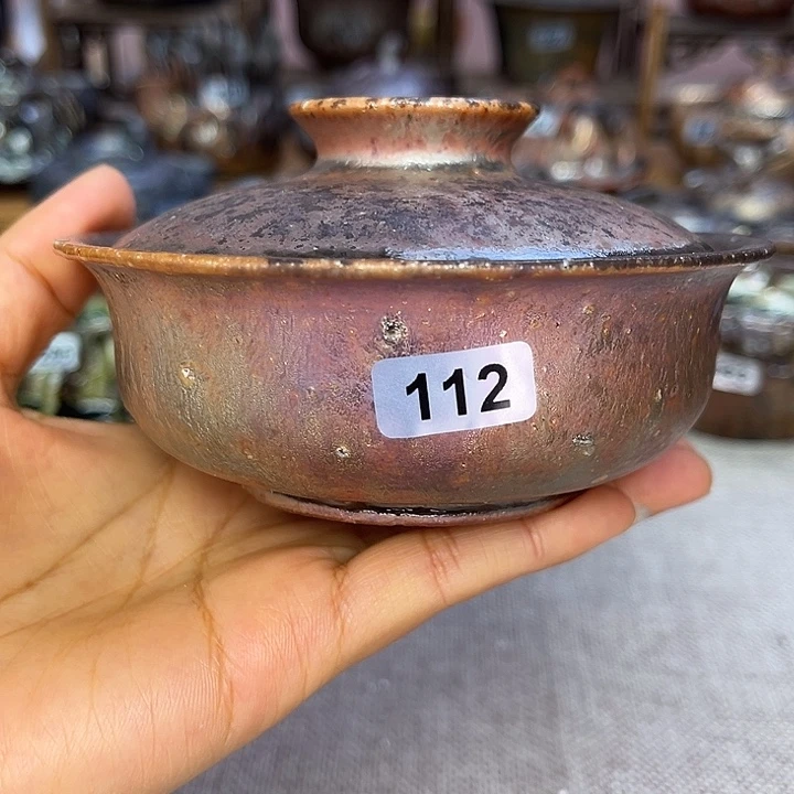 裸柴烧陶瓷手工茶器