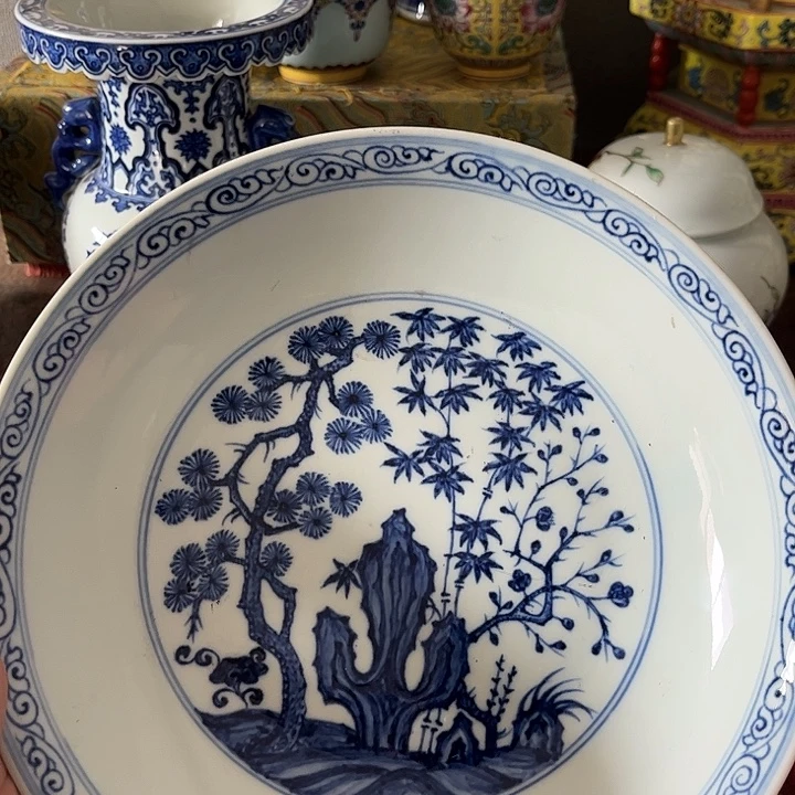 摆件瓷精品陶瓷青花摆件